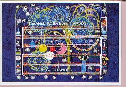 Kunst-Postkarte: Händel Feuerwerksmusik