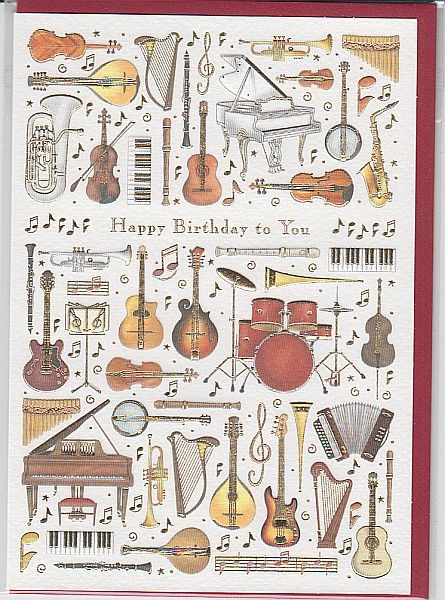 Kunst-Postkarte: Happy Birthday