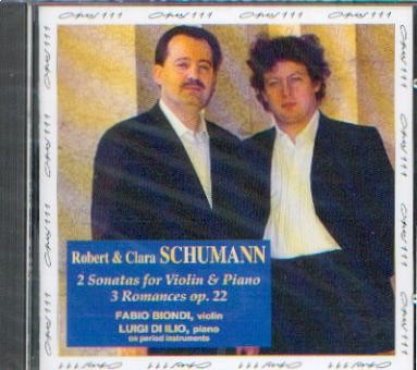 Robert & Clara Schumann: 2 Sonaten für Violine und Klavier
