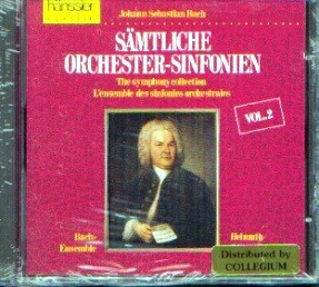 Bach, Johann Sebastian (1685-1750): Sämtliche Orchestersinfonien Vol. 2